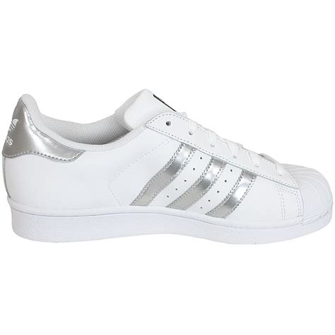 adidas superstar 2 47 1 3 weiß silber|Adidas Superstar sneakers.